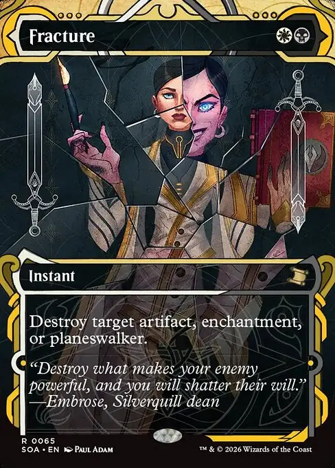 Secrets of Strixhaven Mystical Archive - 65 - Fracture - Rare - WB - Non-foil (Front)