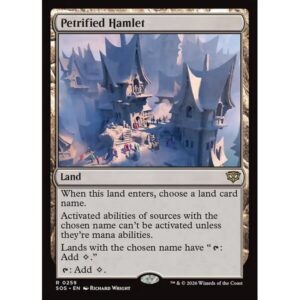 Secrets of Strixhaven - 259 - Petrified Hamlet - Rare - C - Non-foil (Front)