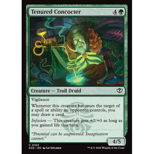 Secrets of Strixhaven - 163 - Tenured Concocter - Common - G - Foil (Front)