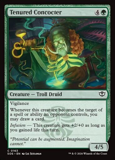 Secrets of Strixhaven - 163 - Tenured Concocter - Common - G - Non-foil (Front)
