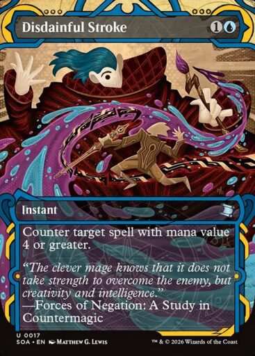 Secrets of Strixhaven Mystical Archive - 17 - Disdainful Stroke - Uncommon - U - Non-foil (Front)