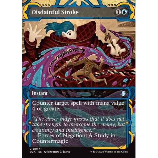 Secrets of Strixhaven Mystical Archive - 17 - Disdainful Stroke - Uncommon - U - Non-foil (Front)