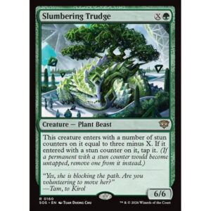 Secrets of Strixhaven - 160 - Slumbering Trudge - Rare - G - Foil (Front)