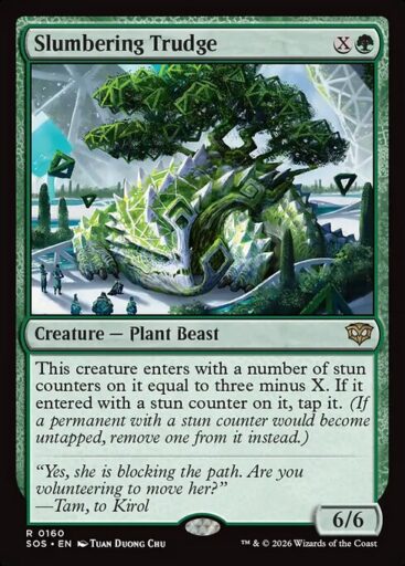 Secrets of Strixhaven - 160 - Slumbering Trudge - Rare - G - Non-foil (Front)
