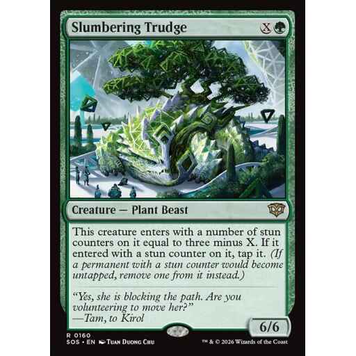 Secrets of Strixhaven - 160 - Slumbering Trudge - Rare - G - Non-foil (Front)
