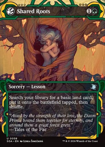 Secrets of Strixhaven Mystical Archive - 58 - Shared Roots - Uncommon - G - Non-foil (Front)