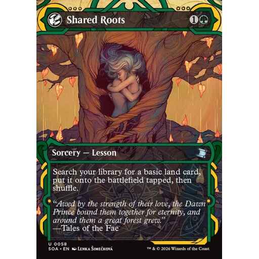 Secrets of Strixhaven Mystical Archive - 58 - Shared Roots - Uncommon - G - Non-foil (Front)