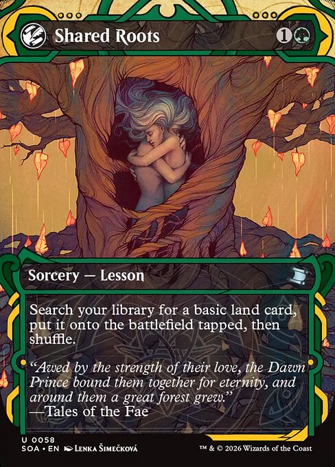 Secrets of Strixhaven Mystical Archive - 58 - Shared Roots - Uncommon - G - Non-foil (Front)