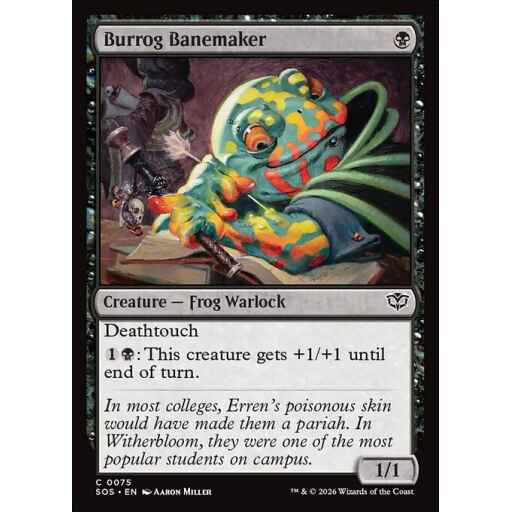 Secrets of Strixhaven - 75 - Burrog Banemaker - Common - B - Foil (Front)