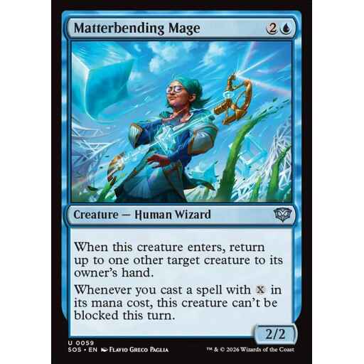Secrets of Strixhaven - 59 - Matterbending Mage - Uncommon - U - Non-foil (Front)