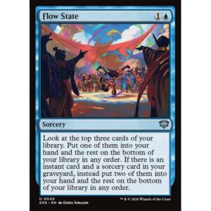 Secrets of Strixhaven - 49 - Flow State - Uncommon - U - Foil (Front)