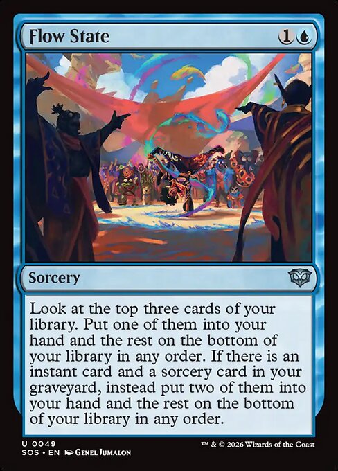 Secrets of Strixhaven - 49 - Flow State - Uncommon - U - Non-foil (Front)