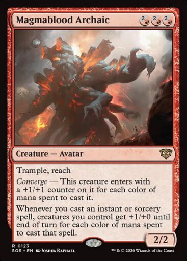 Secrets of Strixhaven - 123 - Magmablood Archaic - Rare - R - Non-foil (Front)