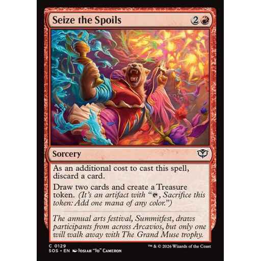 Secrets of Strixhaven - 129 - Seize the Spoils - Common - R - Non-foil (Front)
