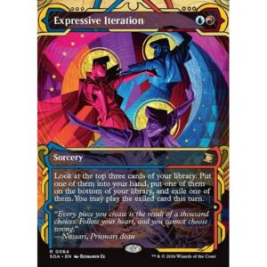 Secrets of Strixhaven Mystical Archive - 64 - Expressive Iteration - Rare - UR - Non-foil (Front)