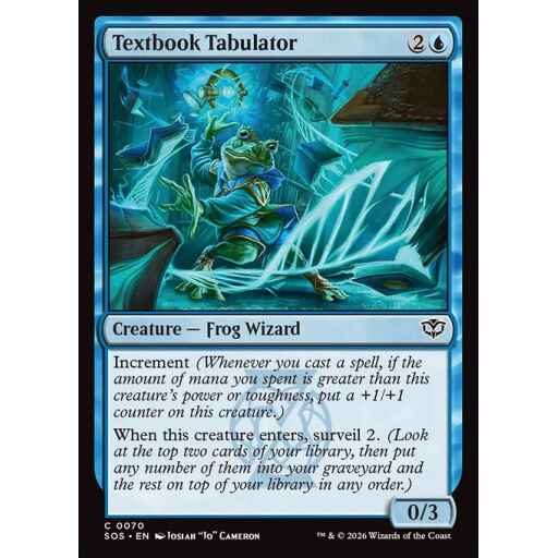 Secrets of Strixhaven - 70 - Textbook Tabulator - Common - U - Non-foil (Front)