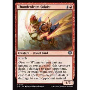 Secrets of Strixhaven - 134 - Thunderdrum Soloist - Uncommon - R - Non-foil (Front)