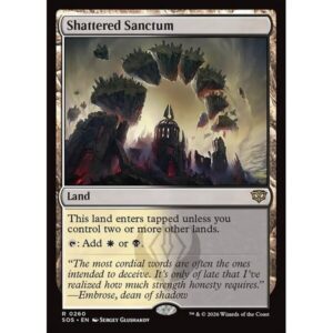 Secrets of Strixhaven - 260 - Shattered Sanctum - Rare - C - Non-foil (Front)