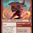 Secrets of Strixhaven - 122 - Maelstrom Artisan // Rocket Volley - Rare - R - Foil (Front)