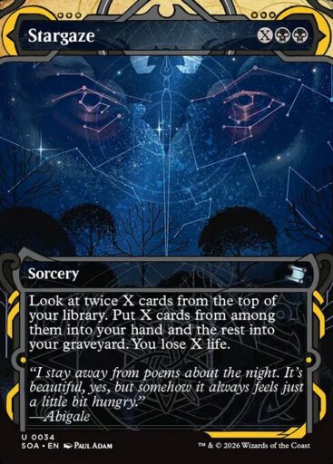 Secrets of Strixhaven Mystical Archive - 34 - Stargaze - Uncommon - B - Non-foil (Front)