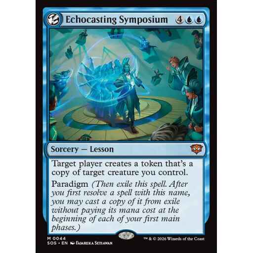 Secrets of Strixhaven - 44 - Echocasting Symposium - Mythic - U - Non-foil (Front)
