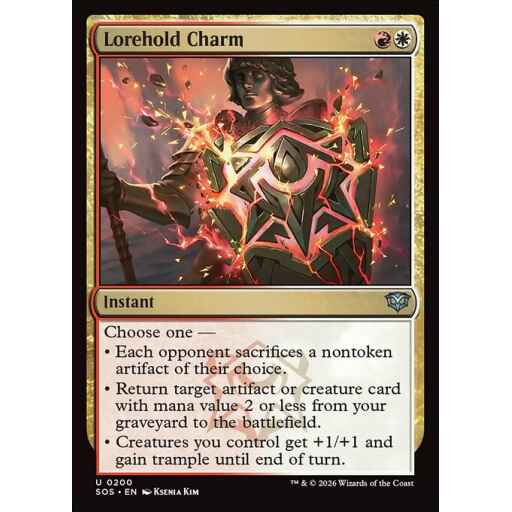 Secrets of Strixhaven - 200 - Lorehold Charm - Uncommon - WR - Non-foil (Front)