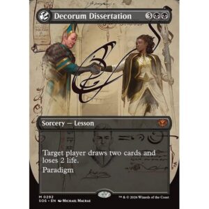 Secrets of Strixhaven - 292 - Decorum Dissertation - Mythic - B - Non-foil (Front)