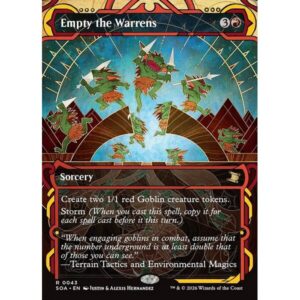 Secrets of Strixhaven Mystical Archive - 43 - Empty the Warrens - Rare - R - Non-foil (Front)