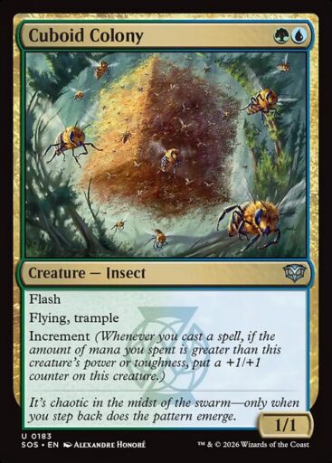Secrets of Strixhaven - 183 - Cuboid Colony - Uncommon - UG - Foil (Front)