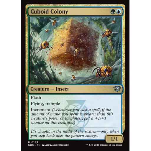 Secrets of Strixhaven - 183 - Cuboid Colony - Uncommon - UG - Non-foil (Front)