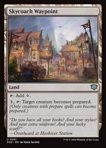 Secrets of Strixhaven - 261 - Skycoach Waypoint - Uncommon - C - Non-foil (Front)