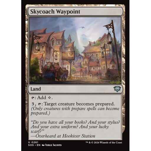 Secrets of Strixhaven - 261 - Skycoach Waypoint - Uncommon - C - Non-foil (Front)