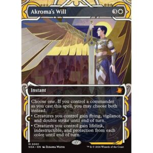 Secrets of Strixhaven Mystical Archive - 1 - Akroma's Will - Mythic - W - Non-foil (Front)
