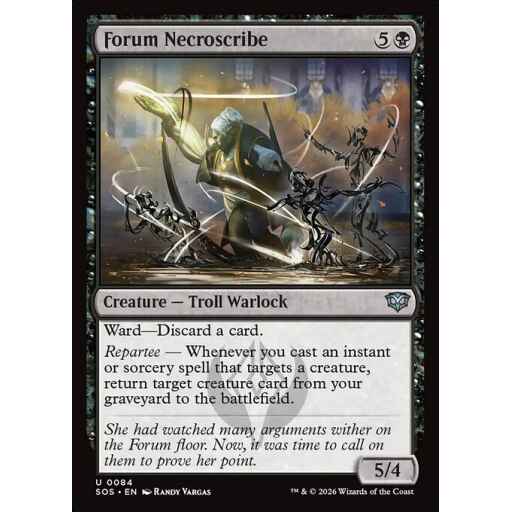 Secrets of Strixhaven - 84 - Forum Necroscribe - Uncommon - B - Non-foil (Front)