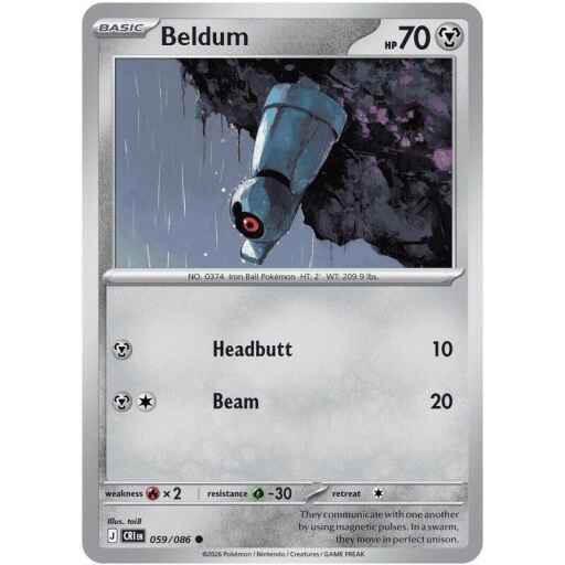 Chaos Rising - 059/086 - Beldum - Reverse Holo