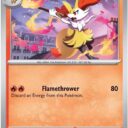 Chaos Rising - 012/086 - Braixen - Reverse Holo