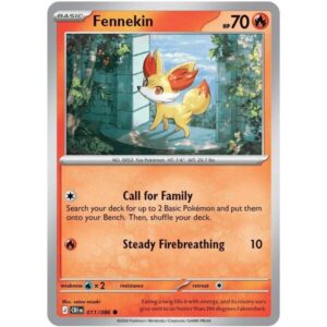 Chaos Rising - 011/086 - Fennekin - Reverse Holo