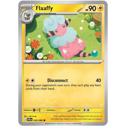Chaos Rising - 028/086 - Flaaffy - Reverse Holo