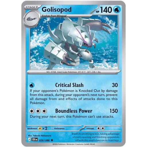 Chaos Rising - 026/086 - Golisopod - Reverse Holo