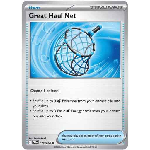 Chaos Rising - 078/086 - Great Haul Net - Reverse Holo