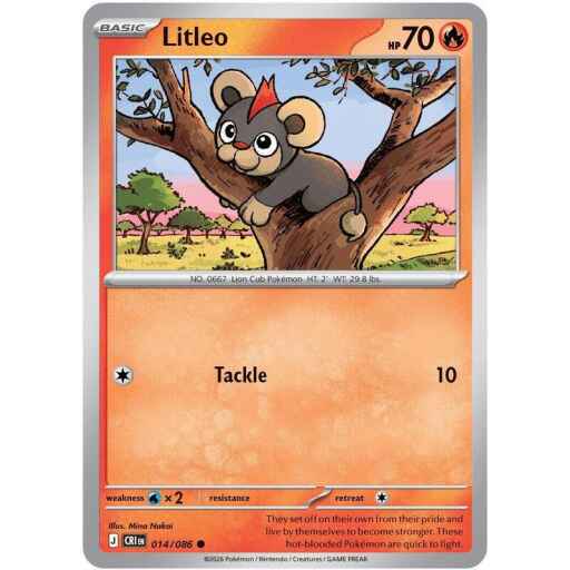 Chaos Rising - 014/086 - Litleo - Reverse Holo