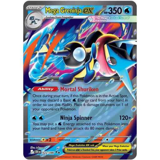 Chaos Rising - 022/086 - Mega Greninja ex