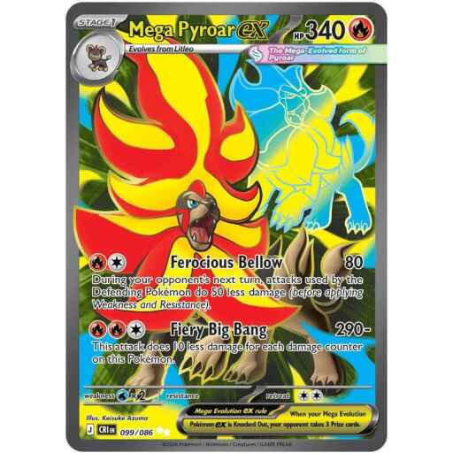 Chaos Rising - 099/086 - Mega Pyroar ex