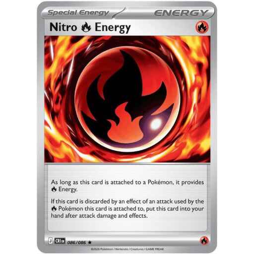 Chaos Rising - 086/086 - Nitro R Energy - Reverse Holo