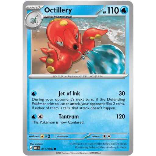 Chaos Rising - 017/086 - Octillery - Reverse Holo