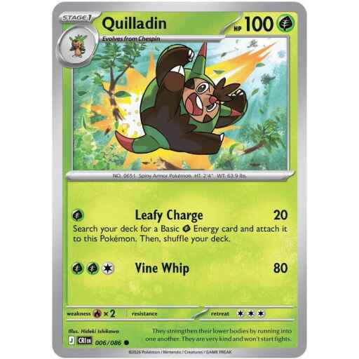 Chaos Rising - 006/086 - Quilladin - Reverse Holo
