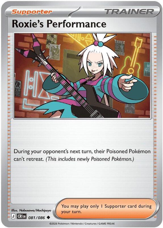 Chaos Rising - 081/086 - Roxie's Performance - Reverse Holo