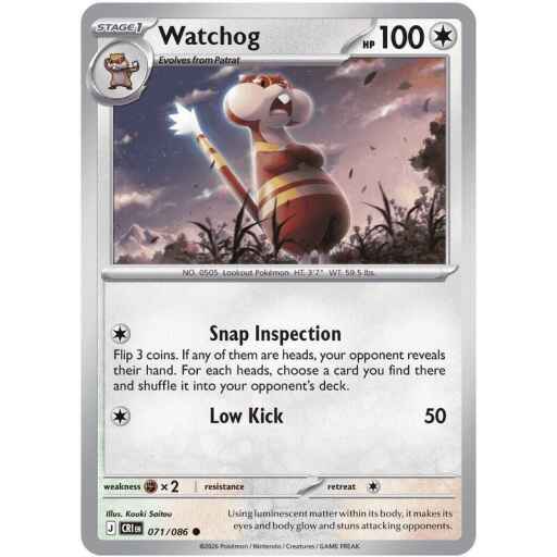 Chaos Rising - 071/086 - Watchog - Reverse Holo