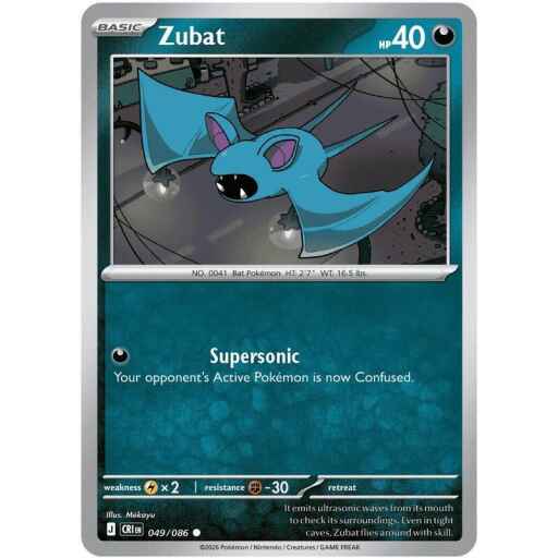 Chaos Rising - 049/086 - Zubat - Reverse Holo