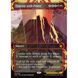 Secrets of Strixhaven Mystical Archive - 42 - Crackle with Power - Mythic - R - Non-foil (Front)